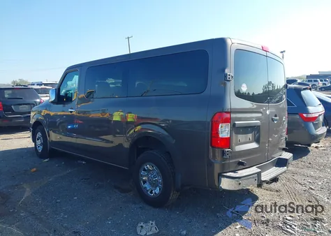 2016 Nissan Nv Passenger Nv3500 Hd Sl V8 z USA, uszkodzony, nr VIN 5BZAF0AA2GN852955